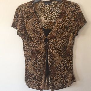 Leopard print blouse